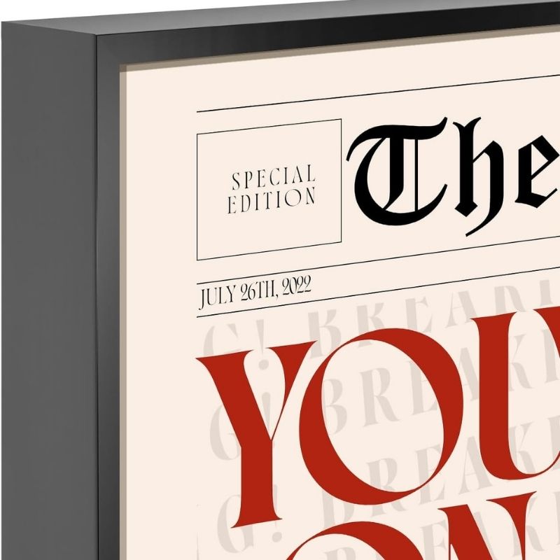 Bild Cherry mit schwarzem Rahmen I 50x70cm