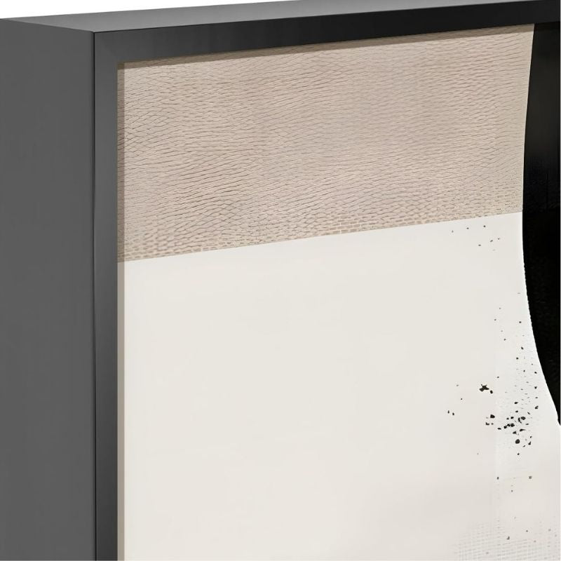 Bild Layered mit schwarzem Rahmen I 50x70cm