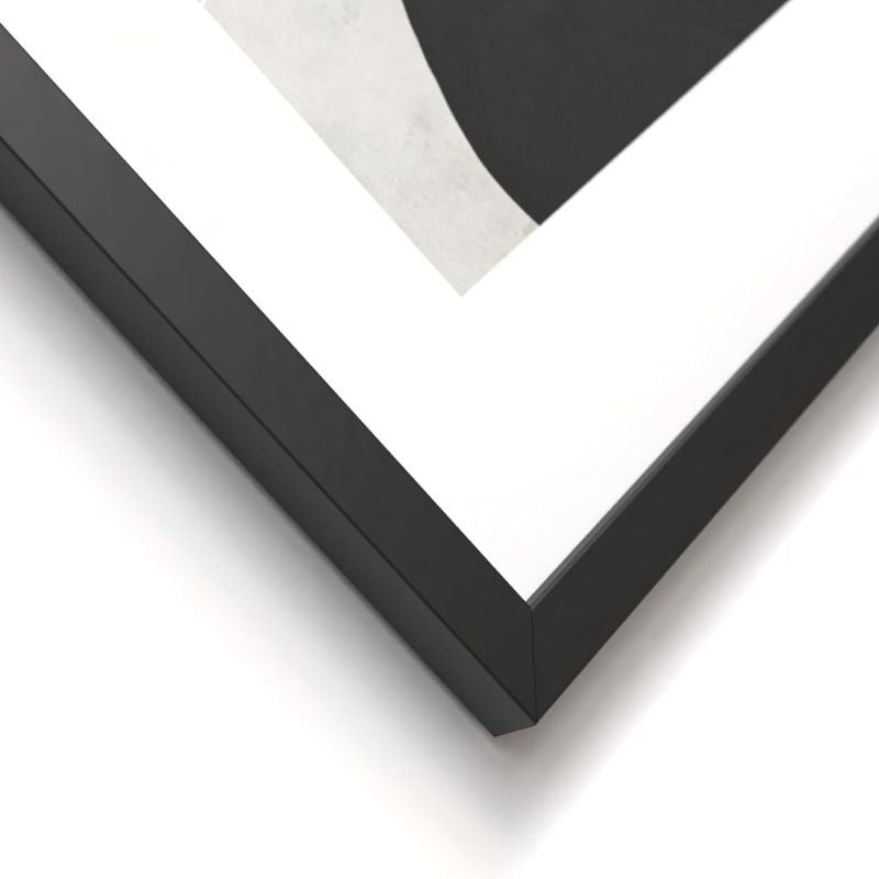 Darling I Abstract Portrait I Picture Set with Frame 2x 30x40 cm