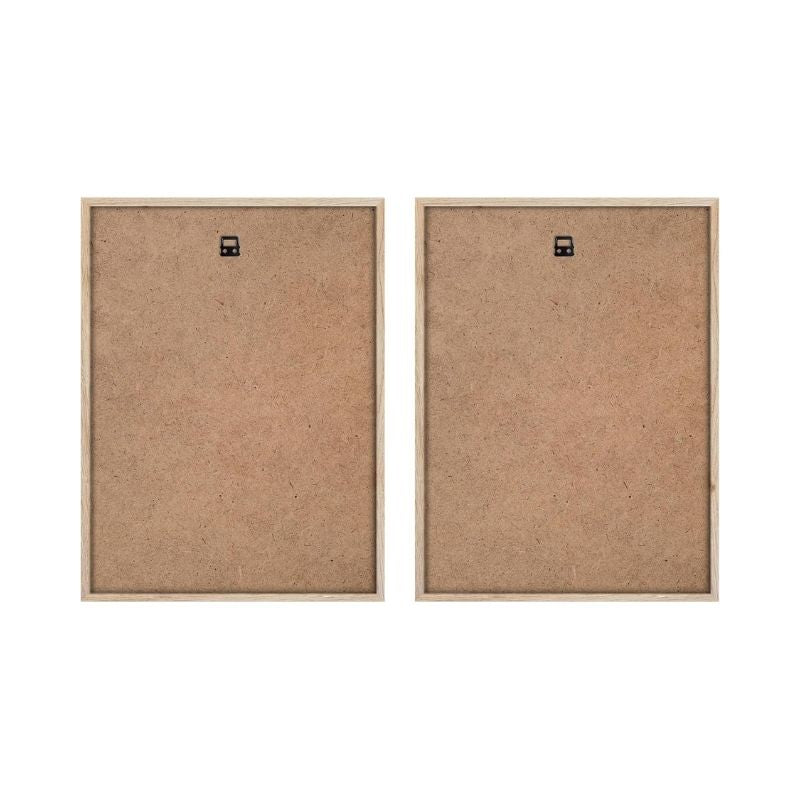 Green I Botanical Art I Picture Set with Frame 2x 30x40 cm