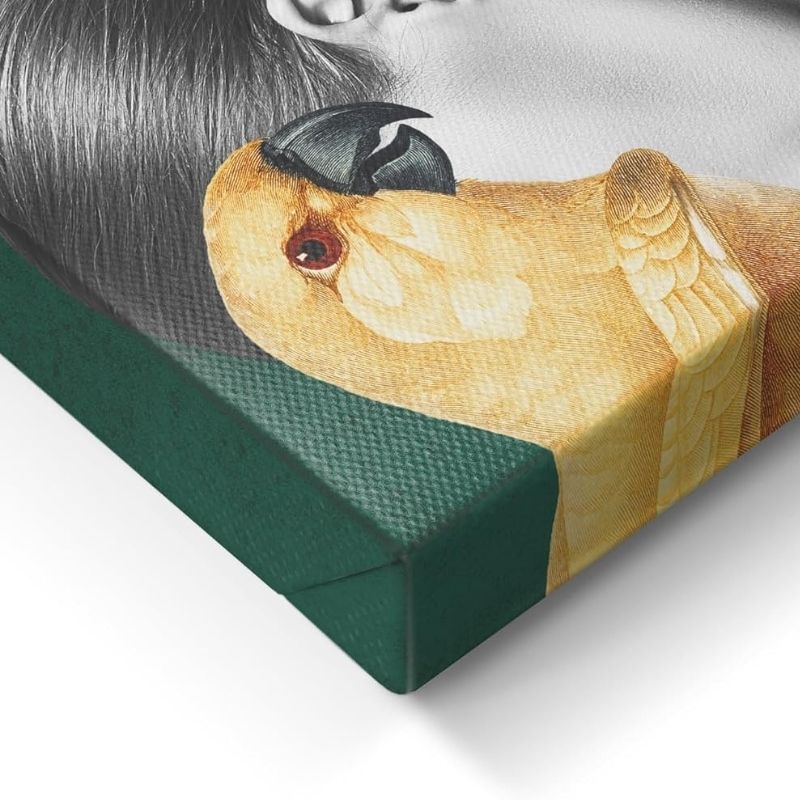 Valeria I Exotic Collage I Picture Set Canvas 2x 32x42 cm