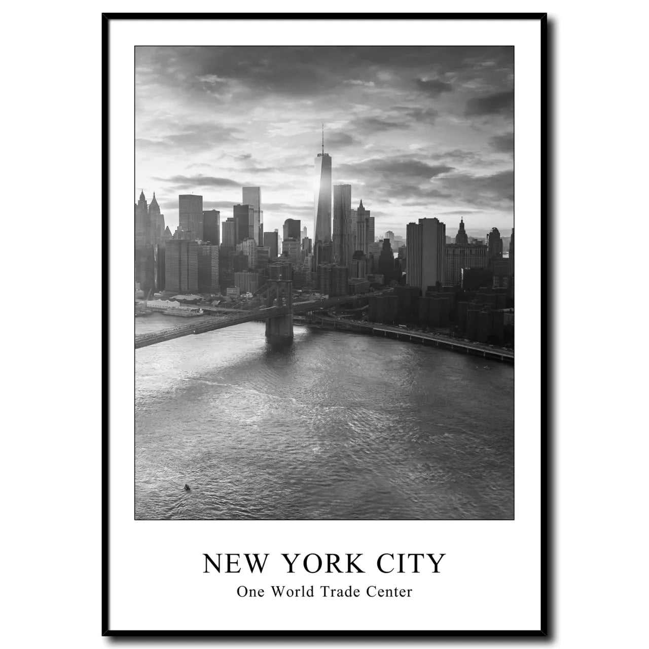 One World Trade Center I New York I Bild mit Rahmen 50x70 cm