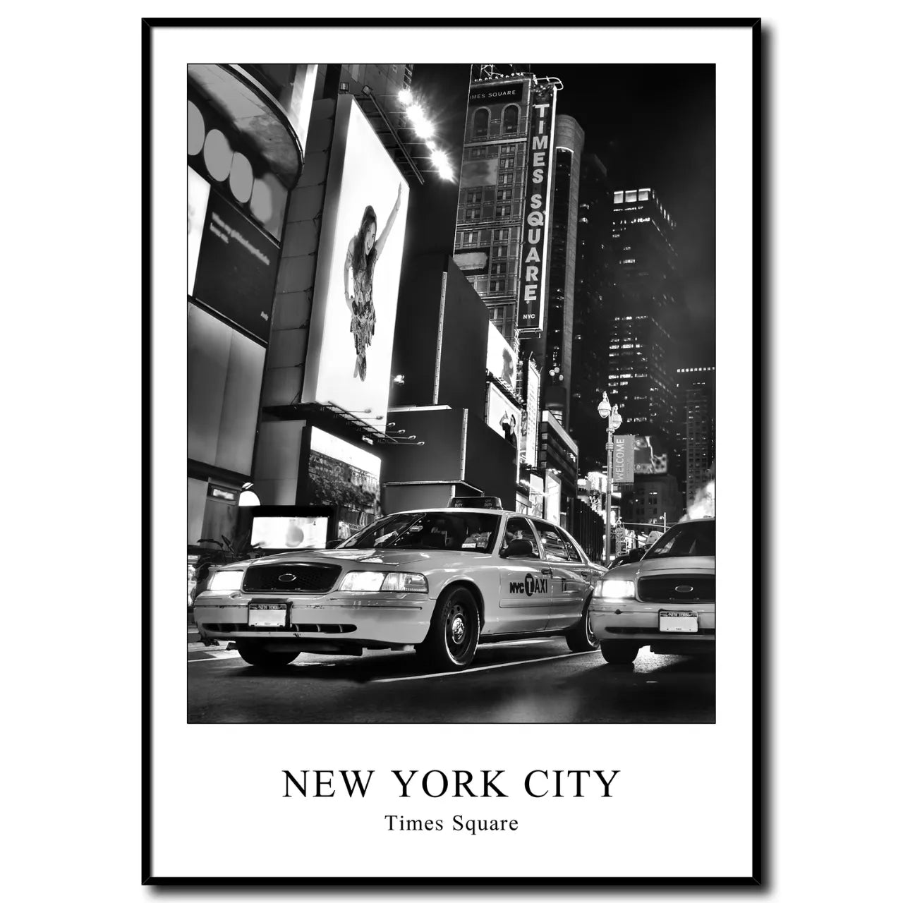 Times Square I New York I Bild mit Rahmen 50x70 cm