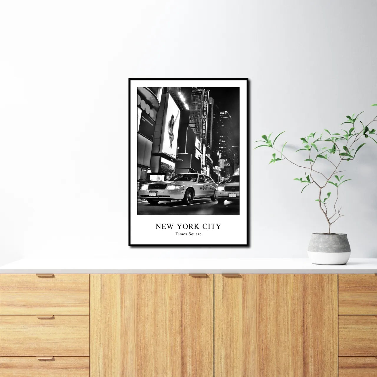 Times Square I New York I Bild mit Rahmen 50x70 cm