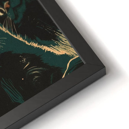 Bild Pooping mit schwarzem Rahmen I 30x40cm