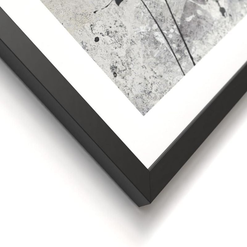 Bilder Set Artwork mit schwarzem Rahmen  I 2x 30x40cm