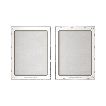 Fun I Fun in the Bathroom I Picture Set Canvas 2x 32x42 cm