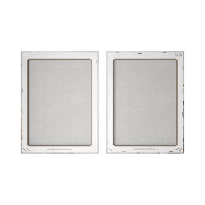 Bilder Set Lucia auf hochwertiger Leinwand I 2x 32x42cm