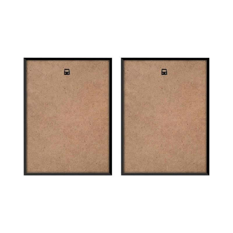 Bilder Set Mid Century mit schwarzem Rahmen I 2x 30x40cm