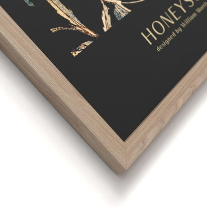 Bilder Set Morris mit hochwertigem Holzrahmen I 2x 30x40cm