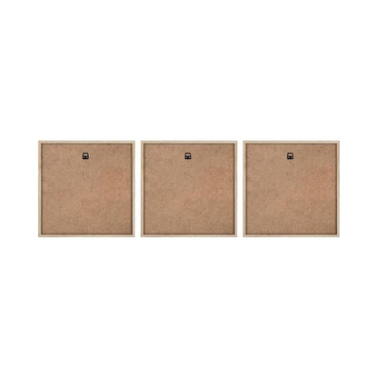 Bilder Set Seaside mit hochwertigem Holzrahmen I 3x 30x30cm
