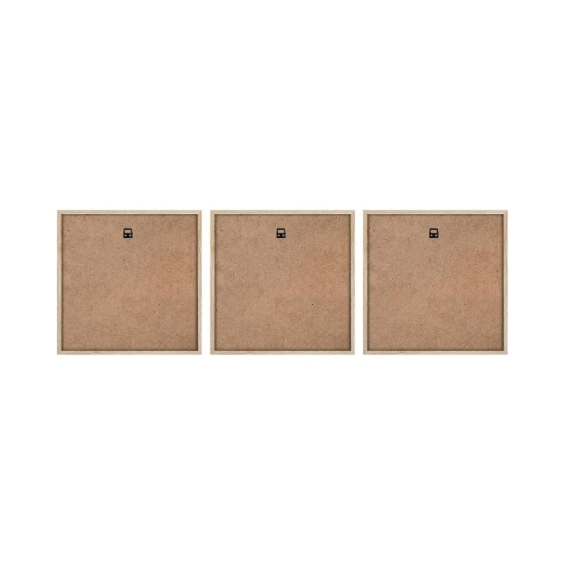 Bilder Set Seaside mit hochwertigem Holzrahmen I 3x 30x30cm