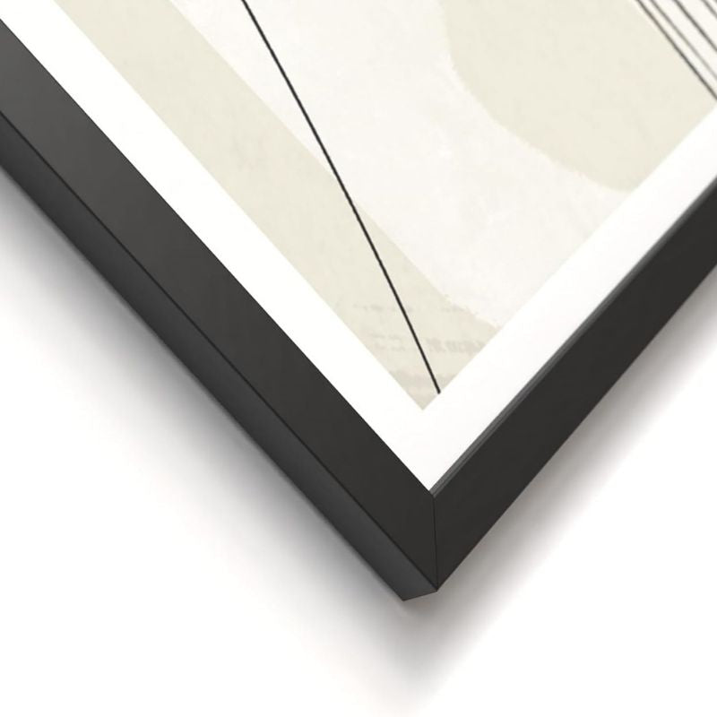 Bilder Set Style mit schwarzem Rahmen I 2x 30x40cm