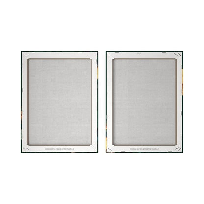 Valeria I Exotic Collage I Picture Set Canvas 2x 32x42 cm