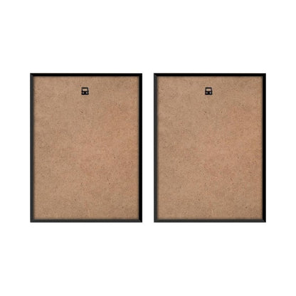 Bilder Set Woods mit schwarzem Rahmen I 2x 30x40cm