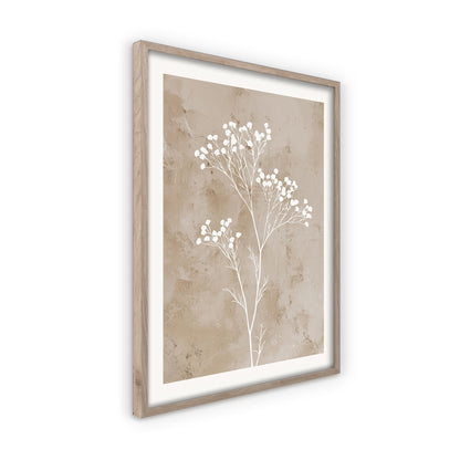 Bild Dried Flowers mit hochwertigem Holzrahmen I 50x70cm