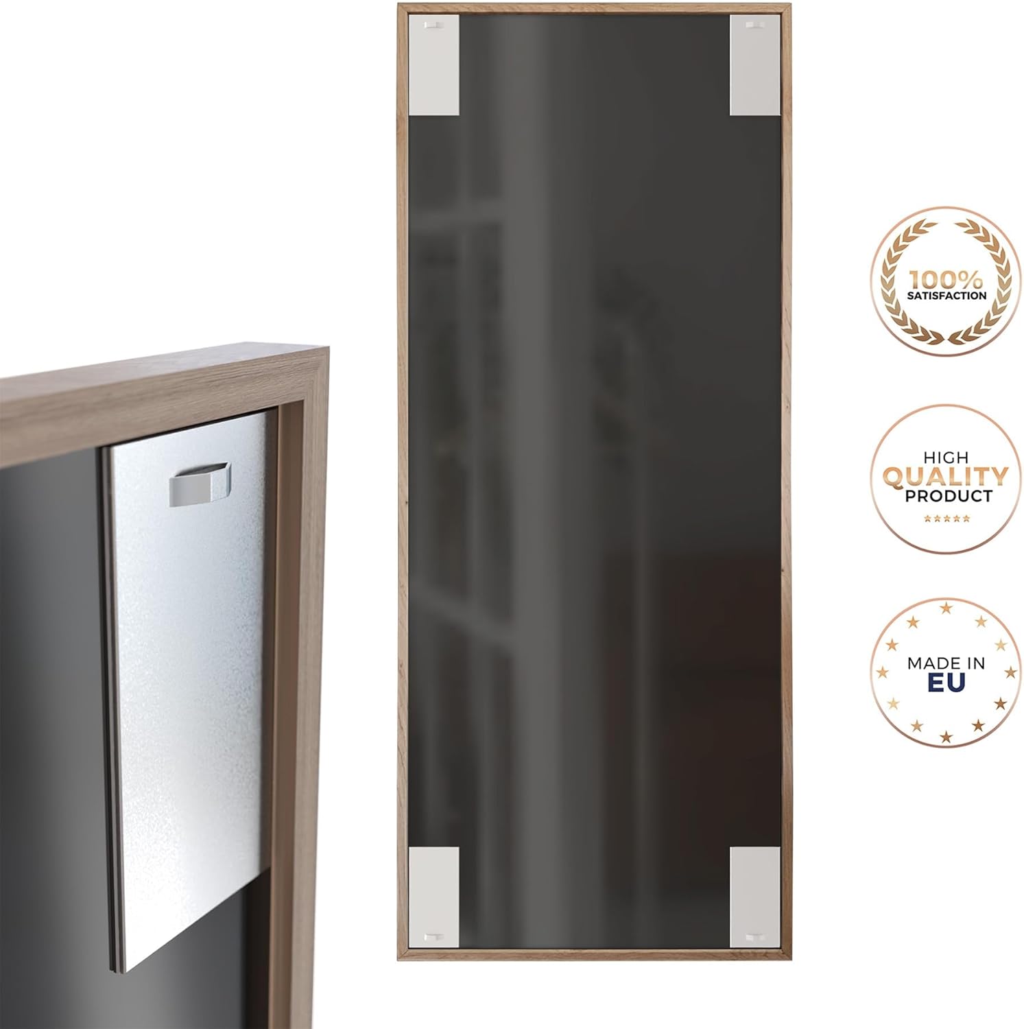 Wandspiegel Will im Eichen-Look I 60x150 cm