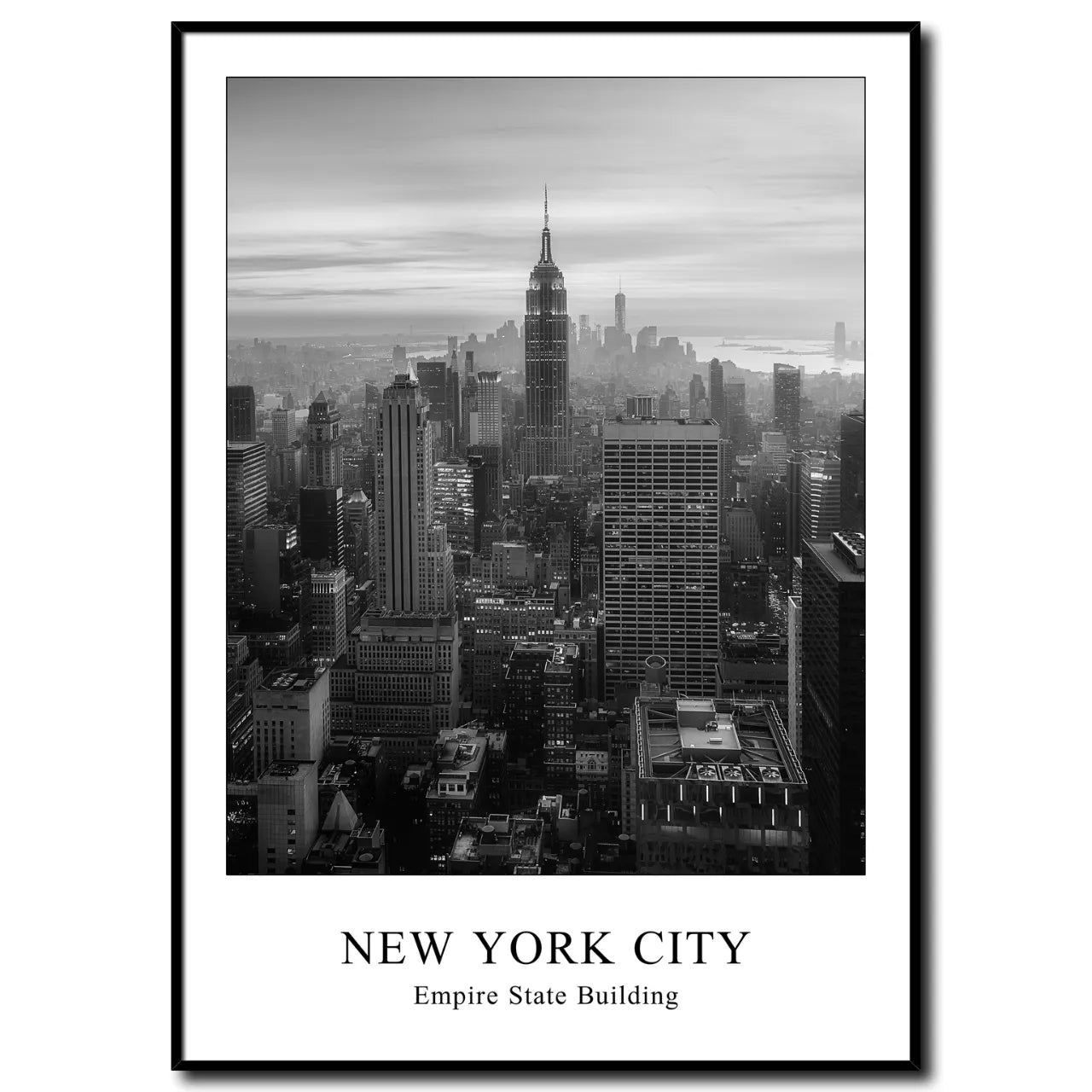 Empire State Building I New York I Bild mit Rahmen 50x70 cm