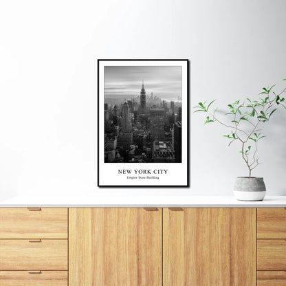 Empire State Building I New York I Bild mit Rahmen 50x70 cm