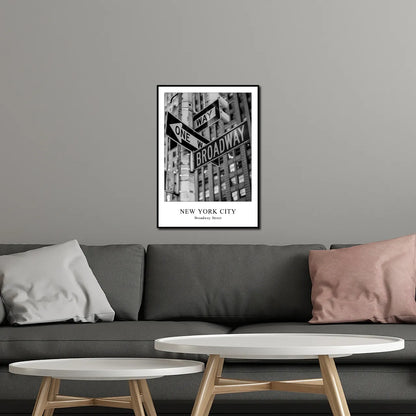 Broadway I New York I Bild mit Rahmen 50x70 cm