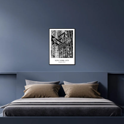 Broadway I New York I Bild mit Rahmen 50x70 cm