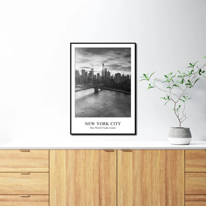 One World Trade Center I New York I Bild mit Rahmen 50x70 cm