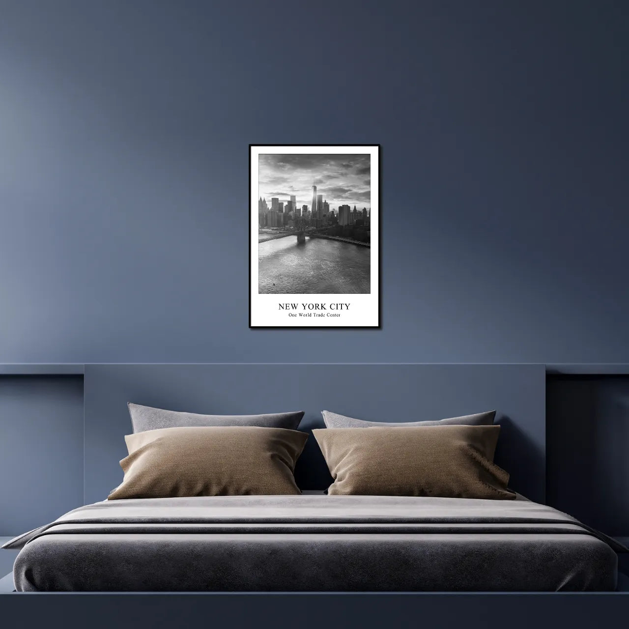 One World Trade Center I New York I Bild mit Rahmen 50x70 cm