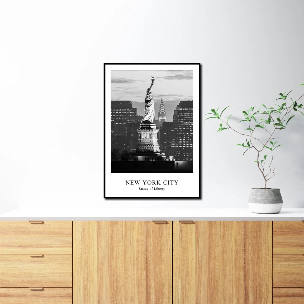 Statue of Liberty I New York I Bild mit Rahmen 50x70 cm