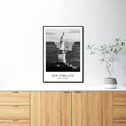 Statue of Liberty I New York I Bild mit Rahmen 50x70 cm