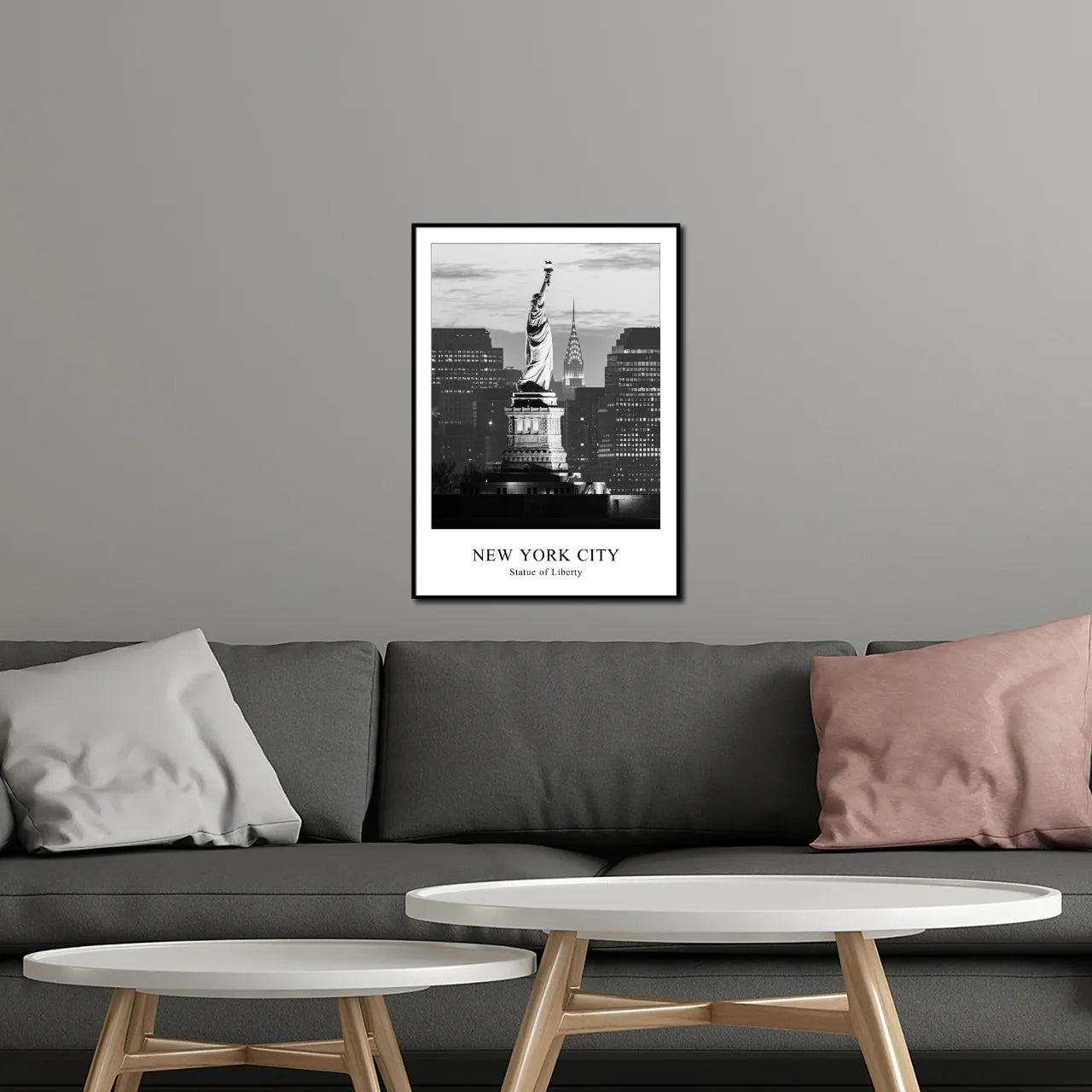 Statue of Liberty I New York I Bild mit Rahmen 50x70 cm