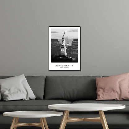 Statue of Liberty I New York I Bild mit Rahmen 50x70 cm
