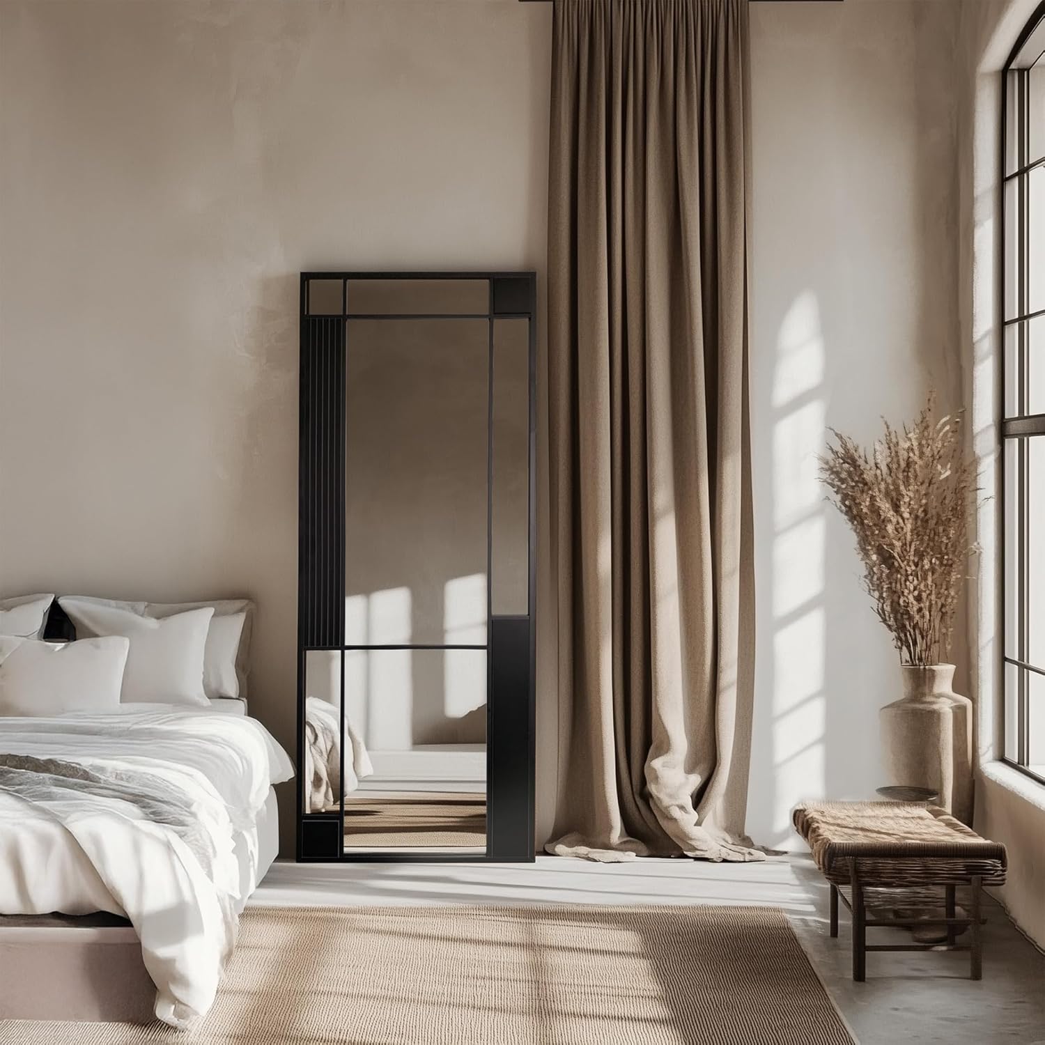 Spiegel Mono schwarz I 60x150 cm